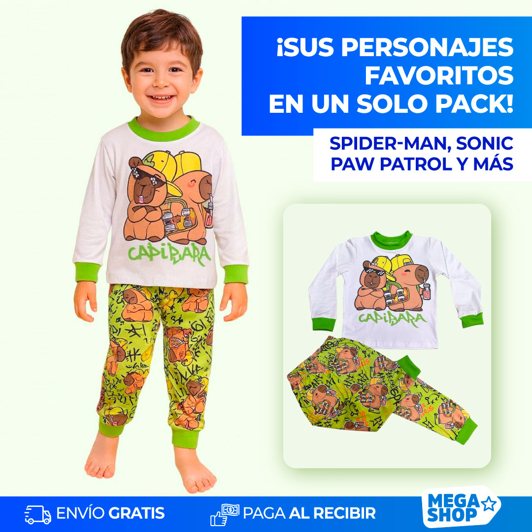 3 PIJAMAS NIÑO